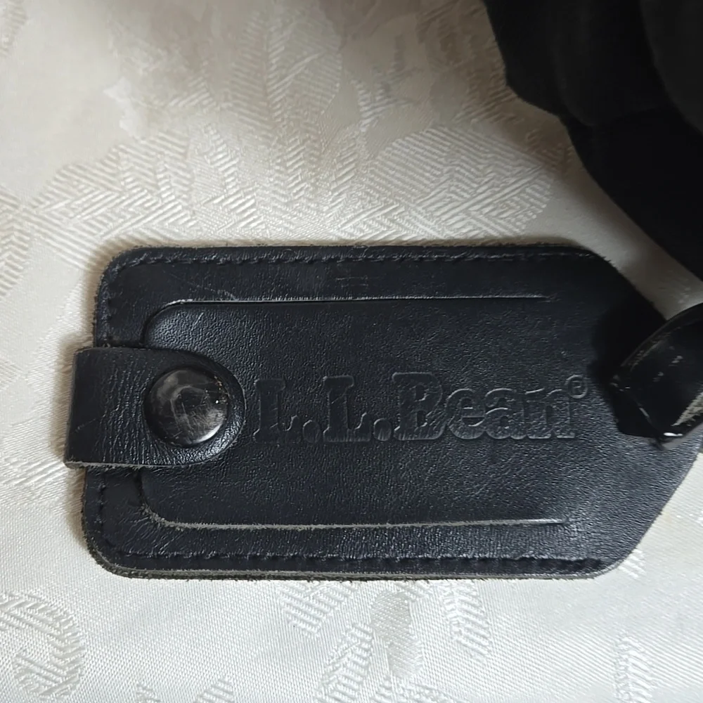 L.L. Bean Black Fabric Small Duffle Bag